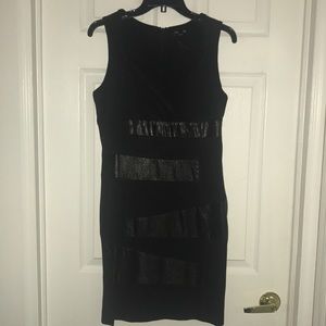 NWOT Black Bebe Dress Size 10